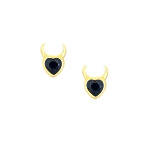 Little Rooms Sinister Heart Studs